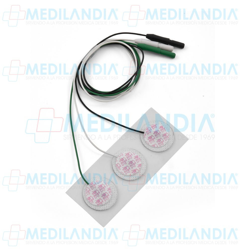 Electrodo neonatal pre alambrado Kitty Kat - Cable para ECG - CARDINAL HEALTH- MEDILANDIA | Tienda de productos y equipos médicos de calidad en México | Soluciones profesionales para clínicas, hospitales y consultorios.