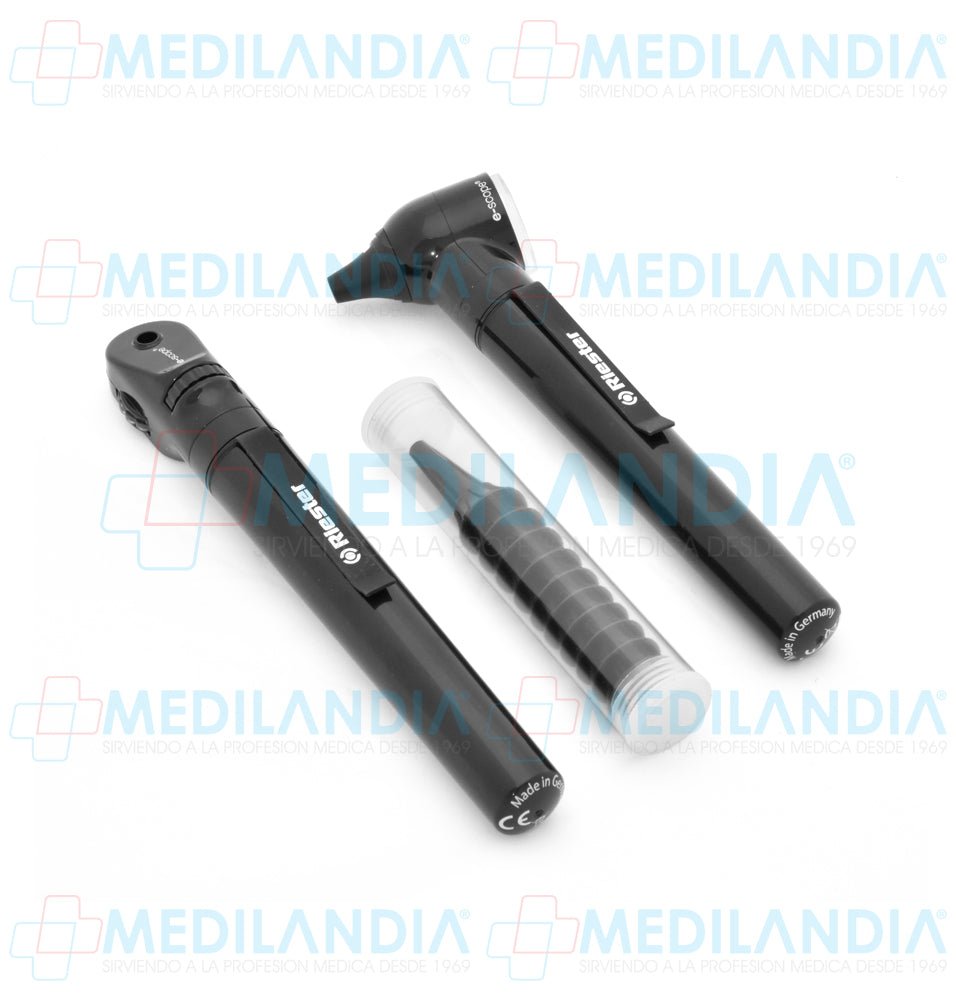 Equipo de diagnóstico con bombilla de vacío 2,7V, y estuche suave - Equipo de diagnostico - RIESTER - MEDILANDIA | Tienda de productos médicos