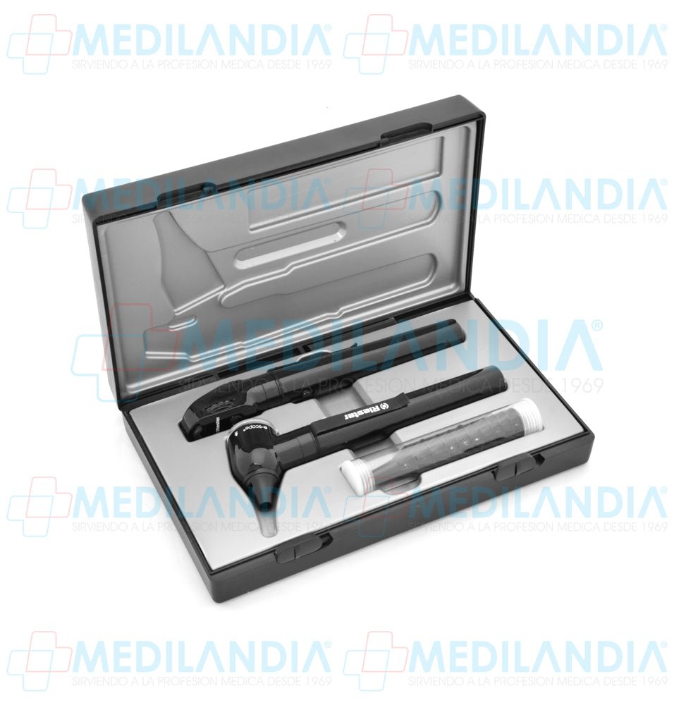 Equipo de diagnóstico con iluminación de xenón de 2,5V, y estuche rígido - Equipo de diagnostico - RIESTER - MEDILANDIA | Tienda de productos médicos