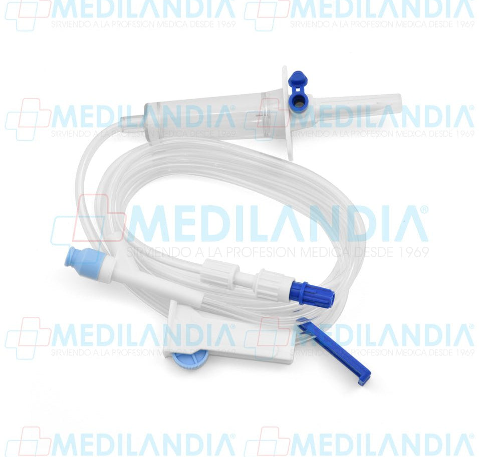 Equipo para venoclisis microgotero estéril sin aguja - Microgotero - DL - MEDILANDIA | Tienda de productos y equipos médicos de calidad en México | Soluciones profesionales para clínicas, hospitales y consultorios.