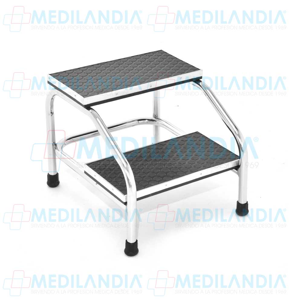 Escalerilla 2 peldaños reforzada 136 Kg. - Escalerilla - MEDILANDIA - MEDILANDIA | Tienda de productos médicos