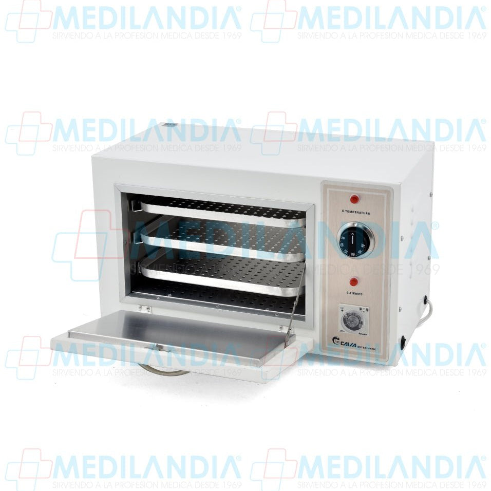 Esterilizador de calor en seco automático con capacidad de 15 Lts. - Esterilizador - CAISA - MEDILANDIA | Tienda de productos y equipos médicos de calidad en México | Soluciones profesionales para clínicas, hospitales y consultorios.