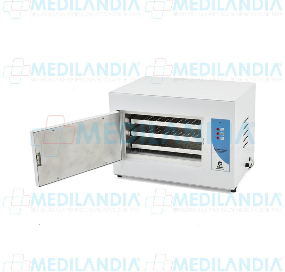 Esterilizador de calor en seco digital con capacidad de 11 Lts. - Esterilizador - CAISA - MEDILANDIA | Tienda de productos y equipos médicos de calidad en México | Soluciones profesionales para clínicas, hospitales y consultorios.
