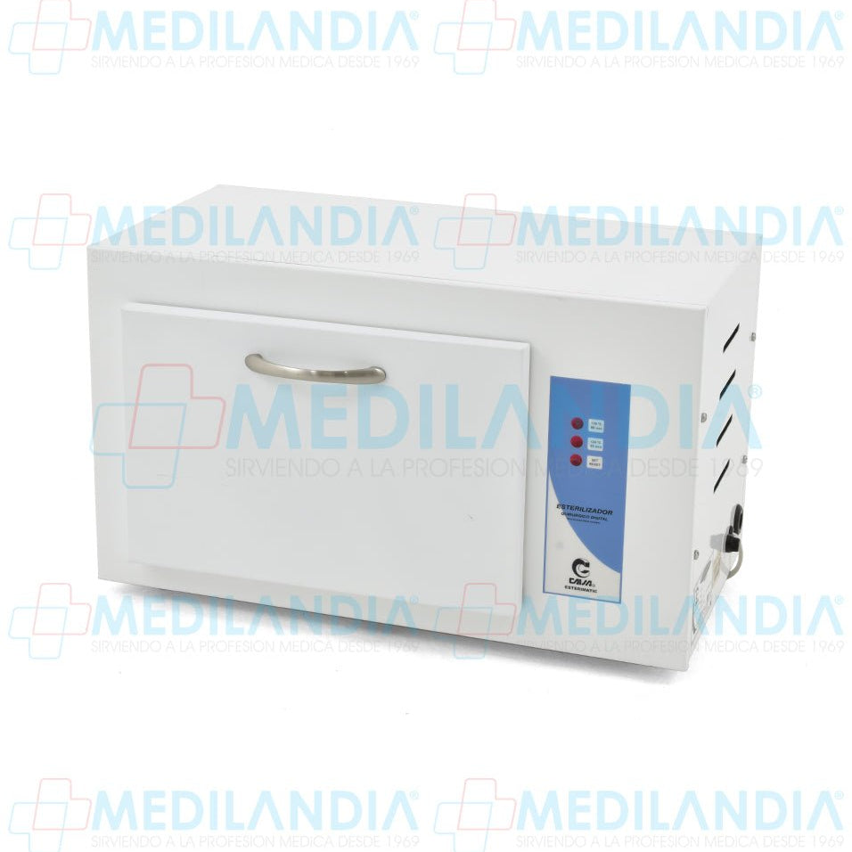 Esterilizador de calor en seco digital con capacidad de 15 Lts. - Esterilizador - CAISA - MEDILANDIA | Tienda de productos y equipos médicos de calidad en México | Soluciones profesionales para clínicas, hospitales y consultorios.