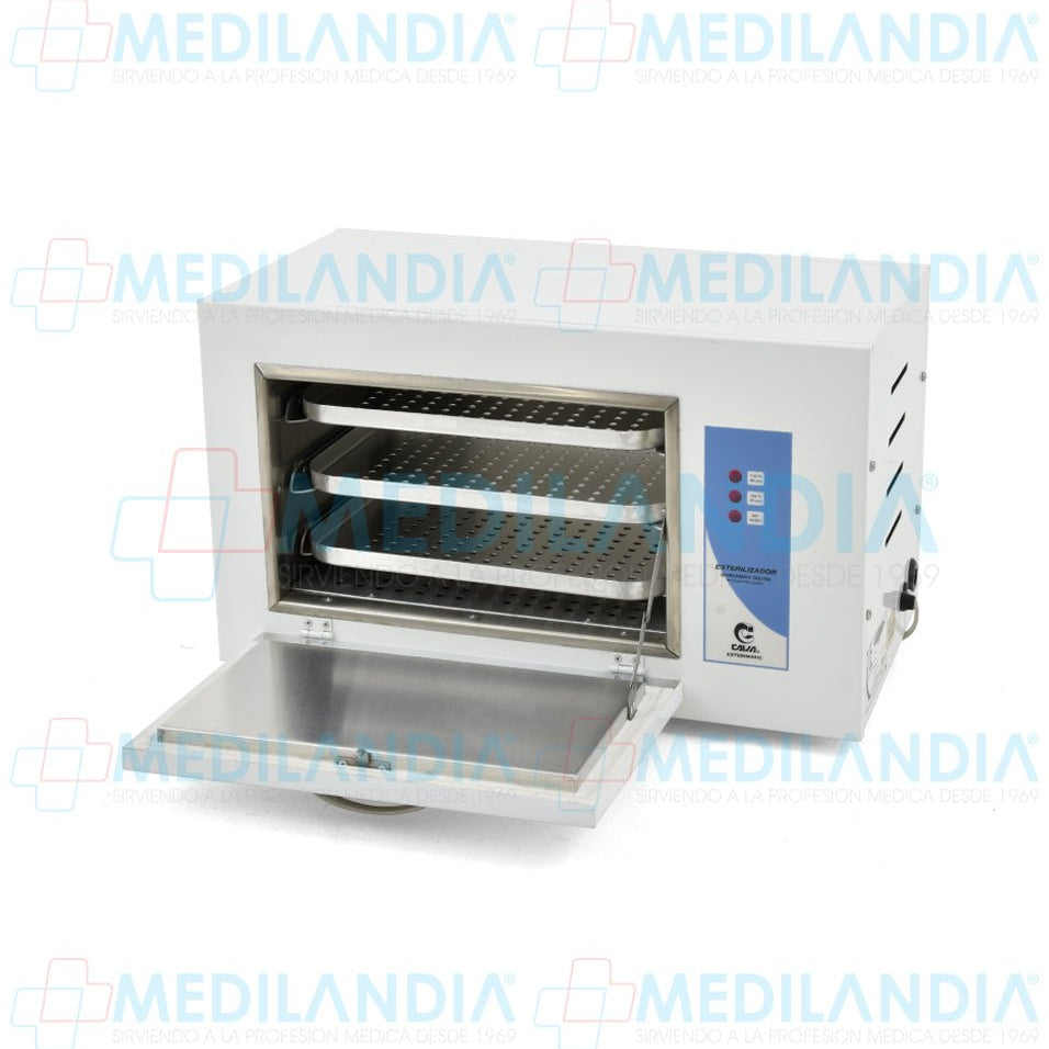 Esterilizador de calor en seco digital con capacidad de 15 Lts. - Esterilizador - CAISA - MEDILANDIA | Tienda de productos y equipos médicos de calidad en México | Soluciones profesionales para clínicas, hospitales y consultorios.