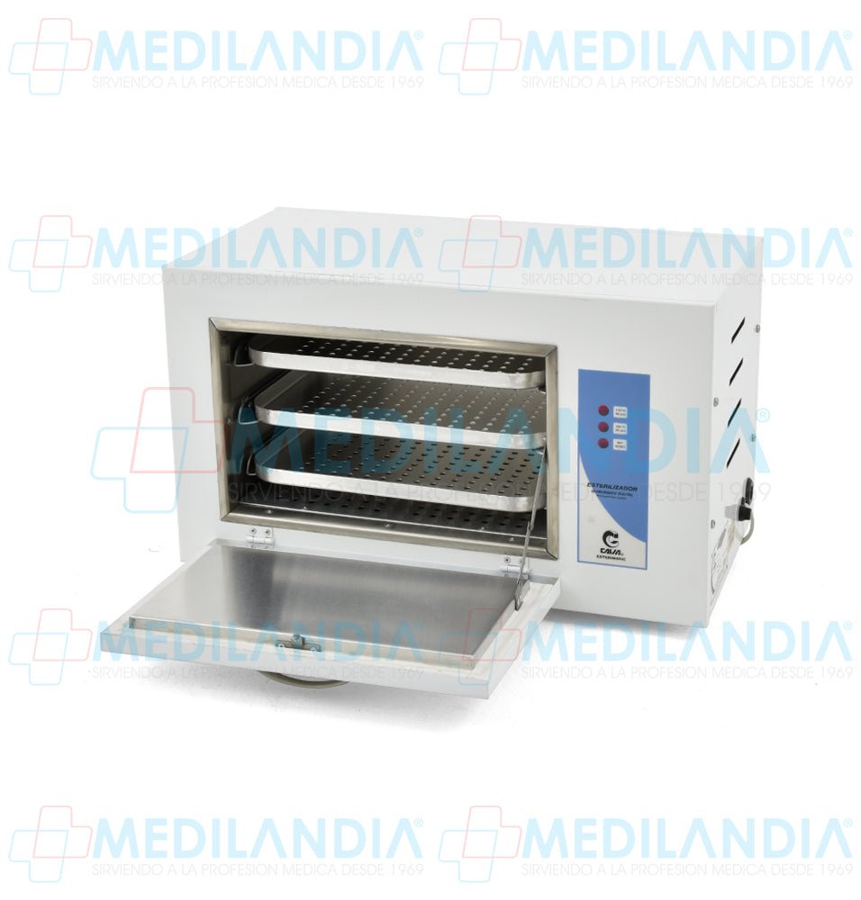Esterilizador de calor en seco digital con capacidad de 15 Lts. - Esterilizador - CAISA - MEDILANDIA | Tienda de productos y equipos médicos de calidad en México | Soluciones profesionales para clínicas, hospitales y consultorios.