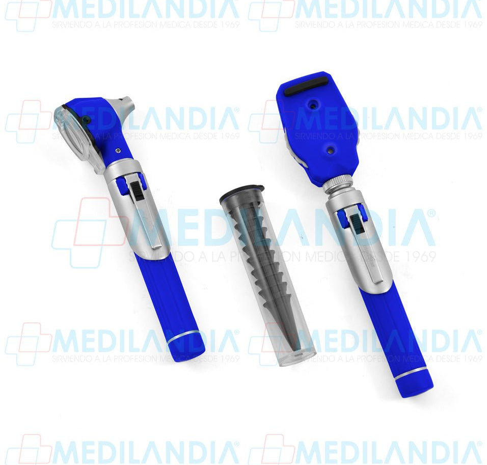  Estuche de diagnóstico con oftalmoscopio y otoscopio iluminación de fibra óptica - Estuche de diagnostico - MEDSTAR- MEDILANDIA | Tienda de productos y equipos médicos de calidad en México | Soluciones profesionales para clínicas, hospitales y consultorios.