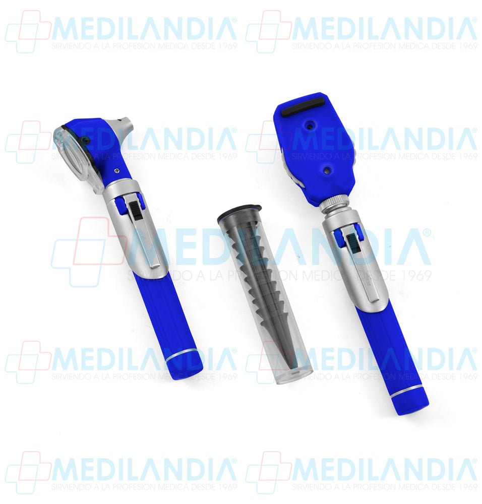  Estuche de diagnóstico con oftalmoscopio y otoscopio iluminación de fibra óptica - Estuche de diagnostico - MEDSTAR- MEDILANDIA | Tienda de productos y equipos médicos de calidad en México | Soluciones profesionales para clínicas, hospitales y consultorios.