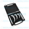 Estuche de laringoscopio con 3 hojas Macintosh curvas - Estuche de laringoscopio - HEMCO- MEDILANDIA | Tienda de productos y equipos médicos de calidad en México | Soluciones profesionales para clínicas, hospitales y consultorios.