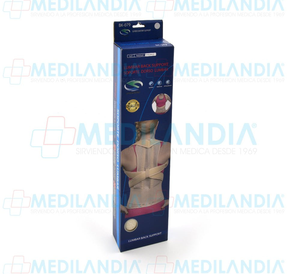 Faja dorso lumbar con varillas posteriores y cinturón abdominal - Faja - SUPER CONFORT- MEDILANDIA | Tienda de productos y equipos médicos de calidad en México | Soluciones profesionales para clínicas, hospitales y consultorios.