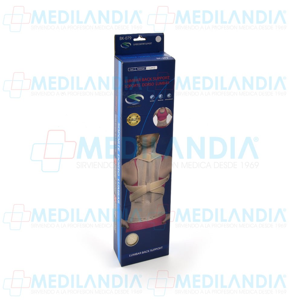 Faja dorso lumbar con varillas posteriores y cinturón abdominal - Faja - SUPER CONFORT- MEDILANDIA | Tienda de productos y equipos médicos de calidad en México | Soluciones profesionales para clínicas, hospitales y consultorios.