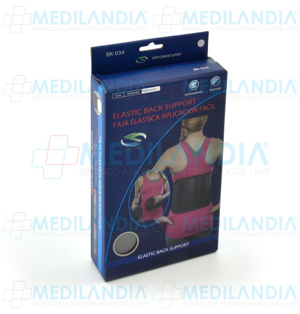 Faja sacro lumbar con cerrado fácil - Faja - SUPER CONFORT- MEDILANDIA | Tienda de productos y equipos médicos de calidad en México | Soluciones profesionales para clínicas, hospitales y consultorios.