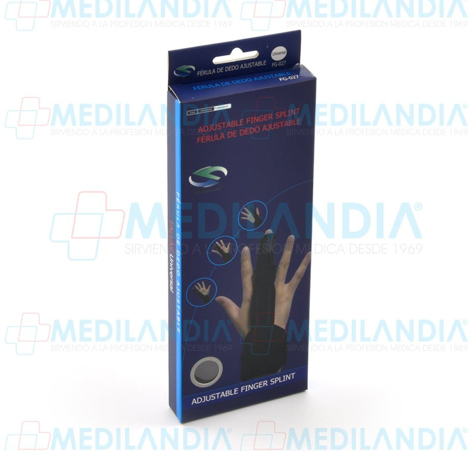 Férula para dedo ajustable con varilla de aluminio y soporte en muñeca para adulto - Ferula para dedo - SUPER CONFORT- MEDILANDIA | Tienda de productos y equipos médicos de calidad en México | Soluciones profesionales para clínicas, hospitales y consultorios.