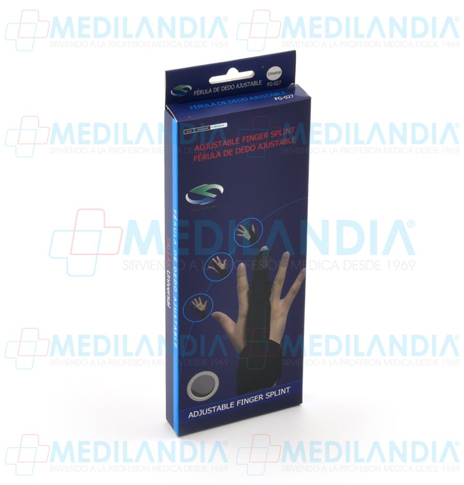 Férula para dedo ajustable con varilla de aluminio y soporte en muñeca para adulto - Ferula para dedo - SUPER CONFORT- MEDILANDIA | Tienda de productos y equipos médicos de calidad en México | Soluciones profesionales para clínicas, hospitales y consultorios.