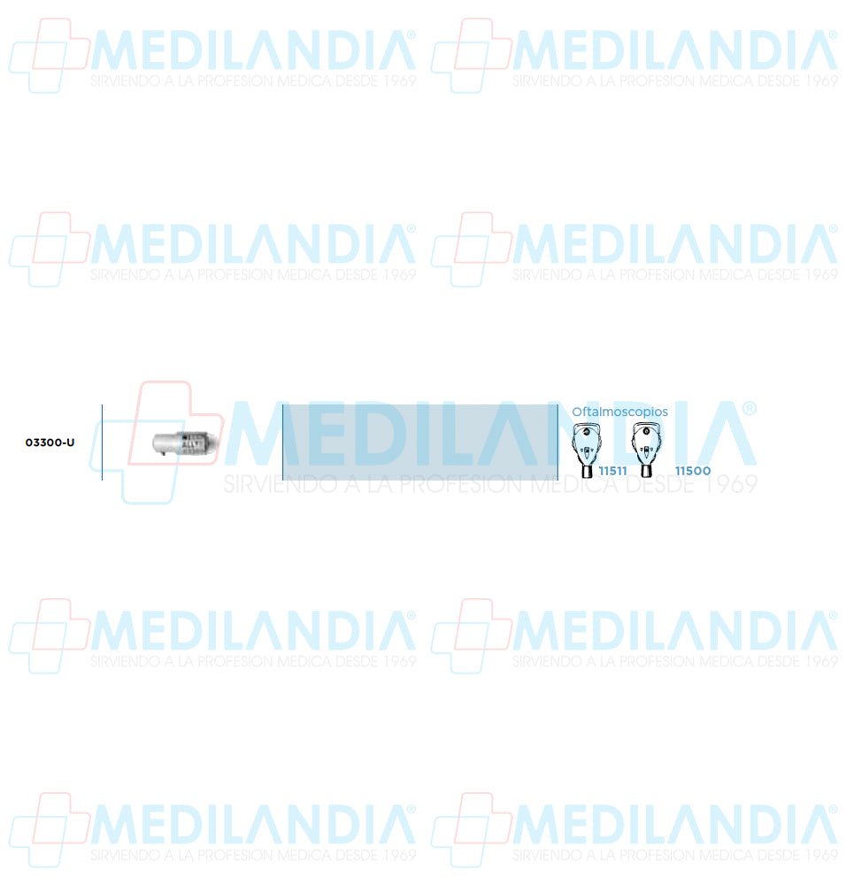 Foco Welch Allyn 03300 03300 - u 2.5v - Foco - WELCH ALLYN - MEDILANDIA | Tienda de productos médicos