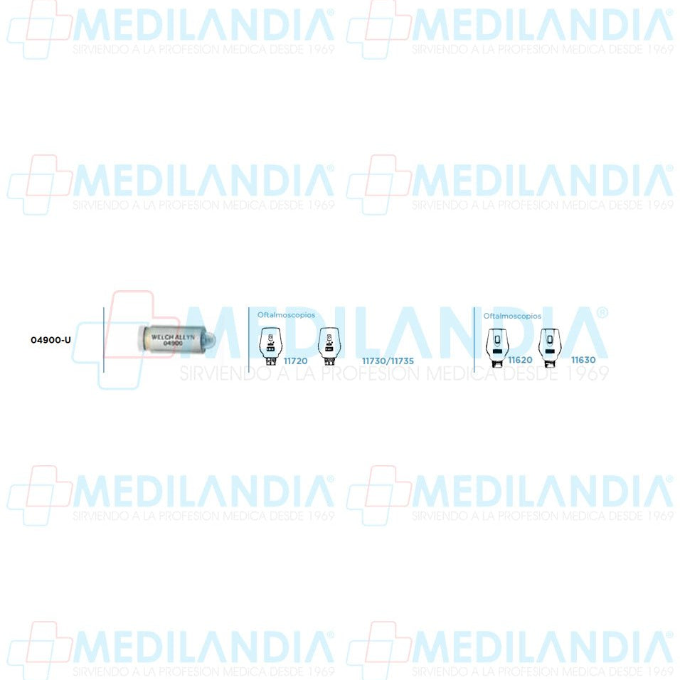 Foco Welch Allyn 04900 04900 - u 3.5v - Foco - WELCH ALLYN - MEDILANDIA | Tienda de productos médicos