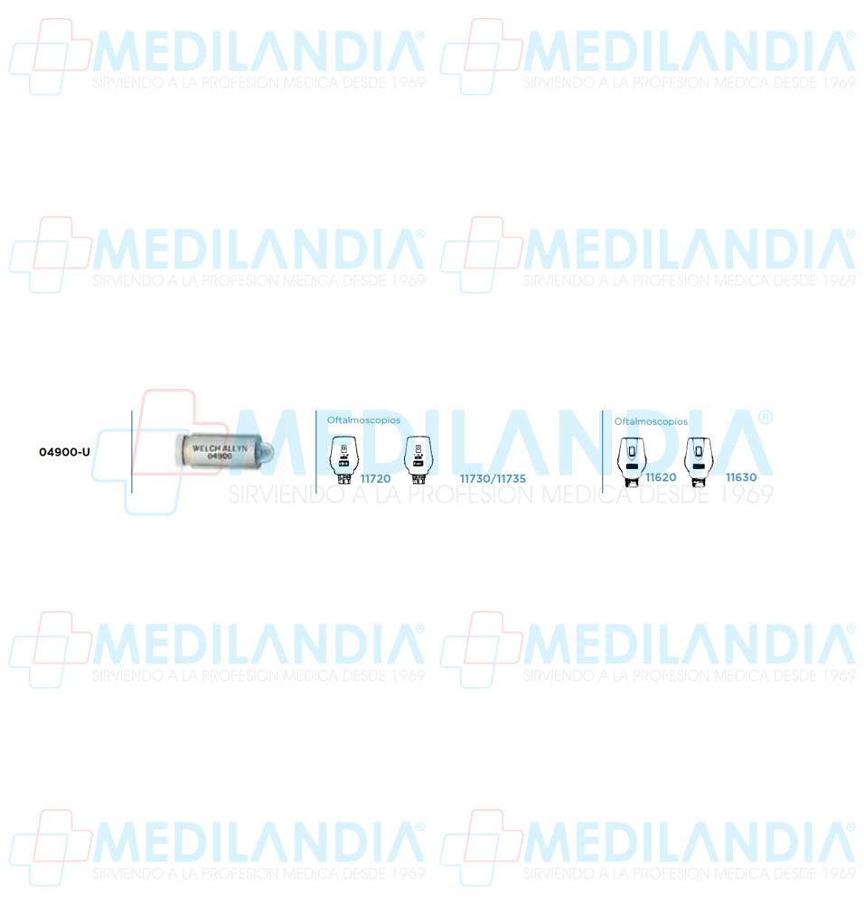 Foco Welch Allyn 04900 04900 - u 3.5v - Foco - WELCH ALLYN - MEDILANDIA | Tienda de productos médicos
