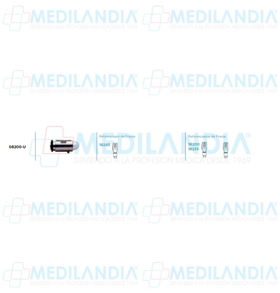 Foco Welch Allyn 08200 08200 - u 3.5v - Foco - WELCH ALLYN - MEDILANDIA | Tienda de productos médicos