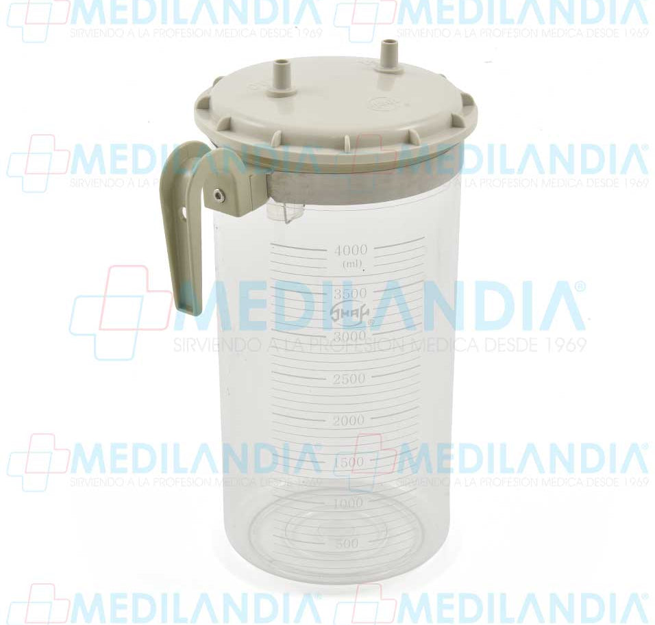 Frasco compatible con Aspirador quirúrgico para liposucción de 98L x minuto Mod. YX980D - Frasco para aspirador - SMAF- MEDILANDIA | Tienda de productos y equipos médicos de calidad en México | Soluciones profesionales para clínicas, hospitales y consultorios.
