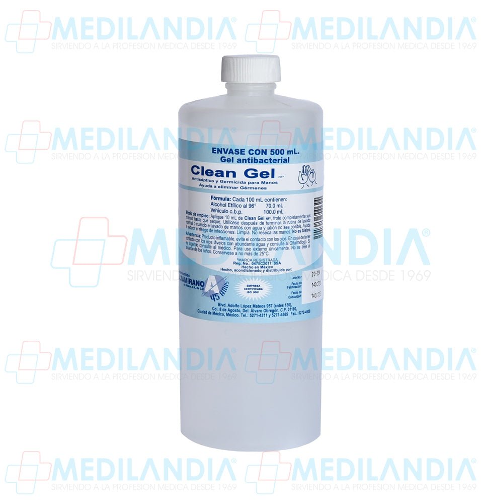 Gel anti bacterial Clean Gel NF - Gel anti bacterial - ALTAMIRANO - MEDILANDIA | Tienda de productos y equipos médicos de calidad en México | Soluciones profesionales para clínicas, hospitales y consultorios.