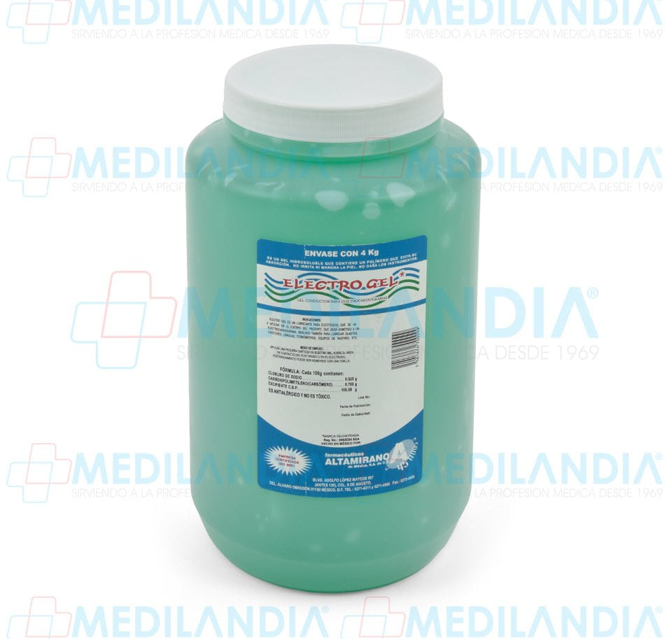 Gel conductivo para electrocardiogramas Electro Gel - Gel conductor - ALTAMIRANO - MEDILANDIA | Tienda de productos y equipos médicos de calidad en México | Soluciones profesionales para clínicas, hospitales y consultorios.