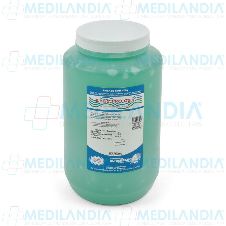 Gel conductivo para electrocardiogramas Electro Gel - Gel conductor - ALTAMIRANO - MEDILANDIA | Tienda de productos y equipos médicos de calidad en México | Soluciones profesionales para clínicas, hospitales y consultorios.
