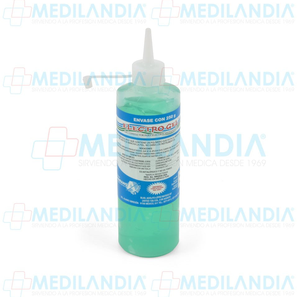 Gel conductivo para electrocardiogramas Electro Gel - Gel conductor - ALTAMIRANO - MEDILANDIA | Tienda de productos y equipos médicos de calidad en México | Soluciones profesionales para clínicas, hospitales y consultorios.