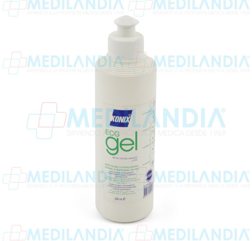 Gel transductor para ecografia y doppler - Gel conductor - KONIX - MEDILANDIA | Tienda de productos y equipos médicos de calidad en México | Soluciones profesionales para clínicas, hospitales y consultorios.