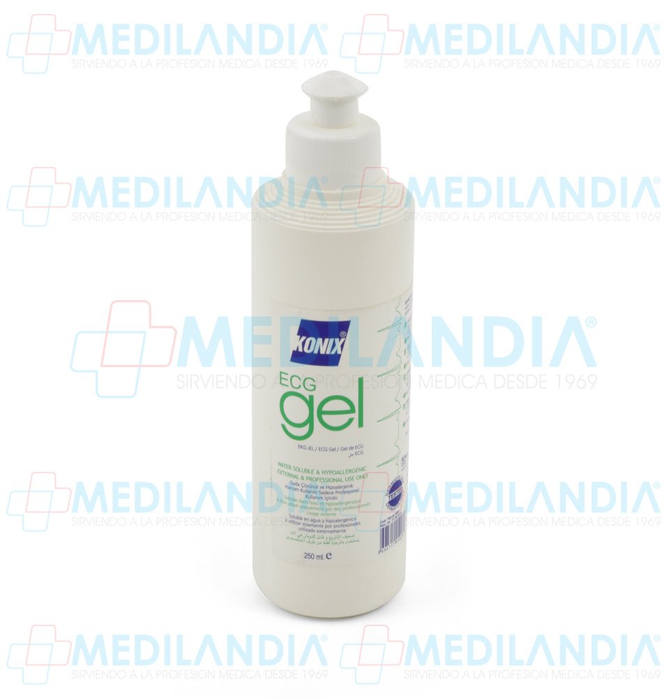 Gel transductor para ecografia y doppler - Gel conductor - KONIX - MEDILANDIA | Tienda de productos y equipos médicos de calidad en México | Soluciones profesionales para clínicas, hospitales y consultorios.