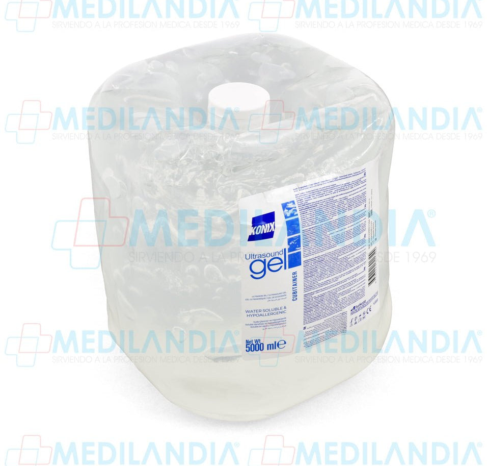 Gel transductor para ultrasonido - Gel conductor - KONIX - MEDILANDIA | Tienda de productos y equipos médicos de calidad en México | Soluciones profesionales para clínicas, hospitales y consultorios.