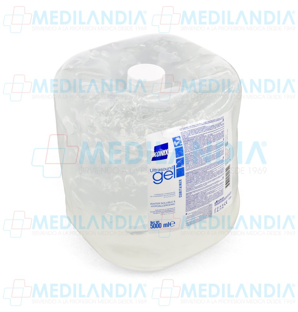 Gel transductor para ultrasonido - Gel conductor - KONIX - MEDILANDIA | Tienda de productos y equipos médicos de calidad en México | Soluciones profesionales para clínicas, hospitales y consultorios.