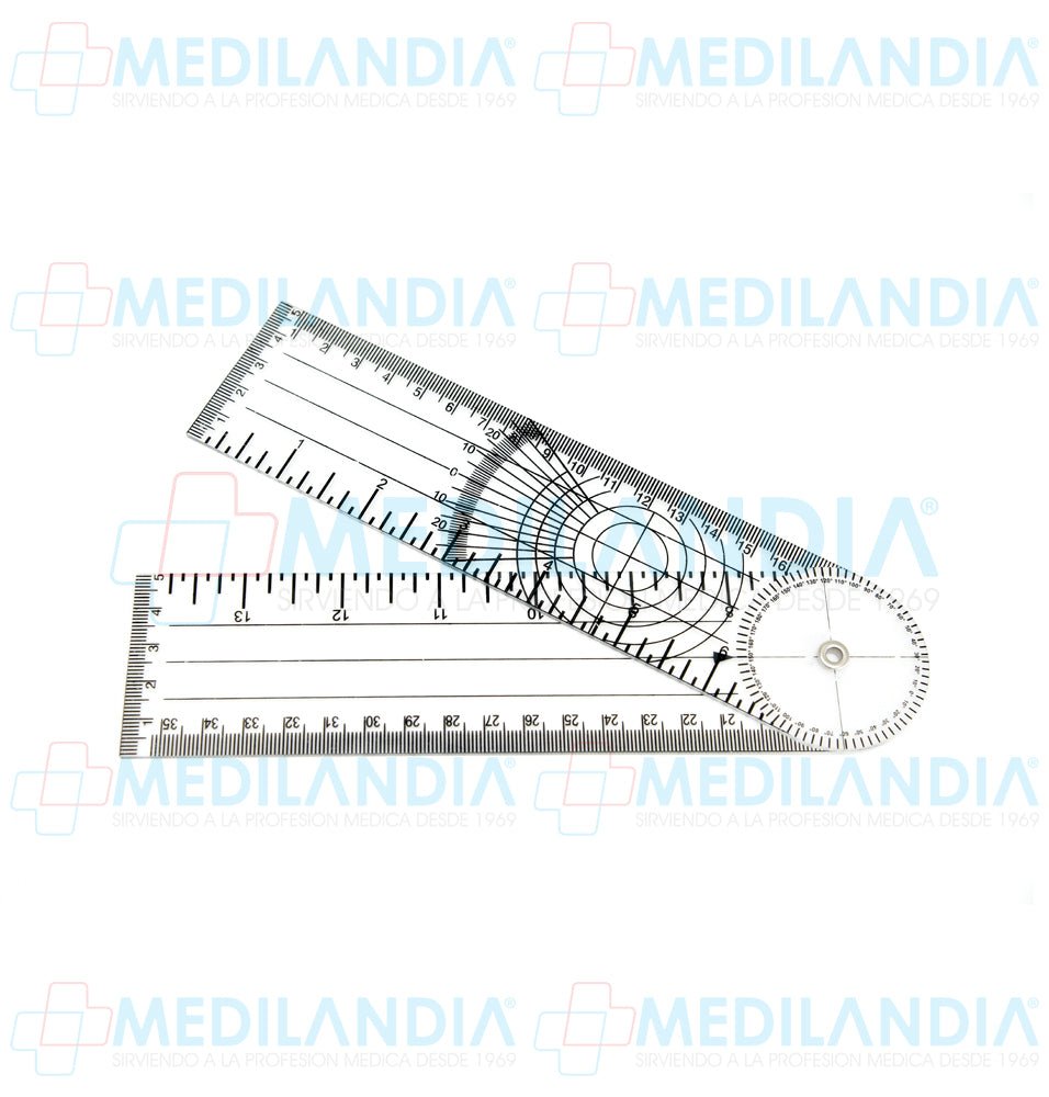 Goniómetro de acrílico - Goniómetro - MEDILANDIA - MEDILANDIA | Tienda de productos y equipos médicos de calidad en México | Soluciones profesionales para clínicas, hospitales y consultorios.