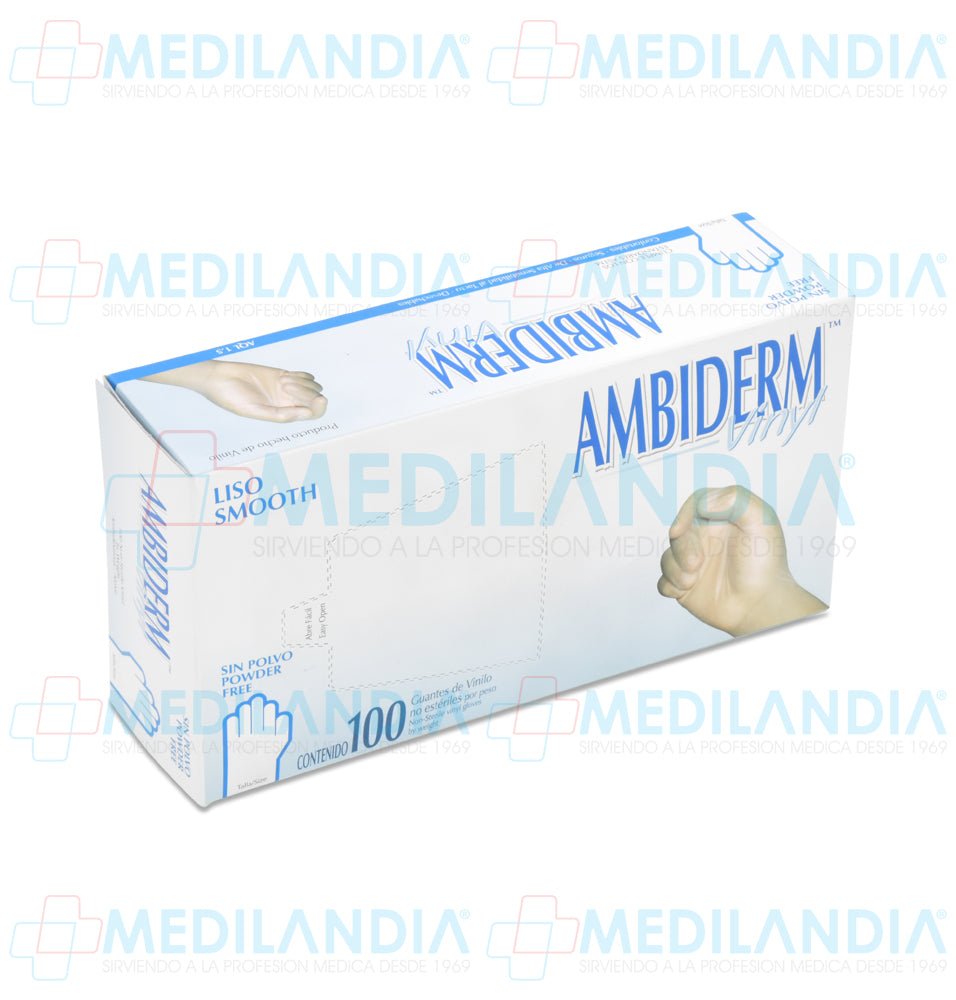 Guante de exploración de Vinyl - Guante de exploracion - AMBIDERM - MEDILANDIA | Tienda de productos médicos