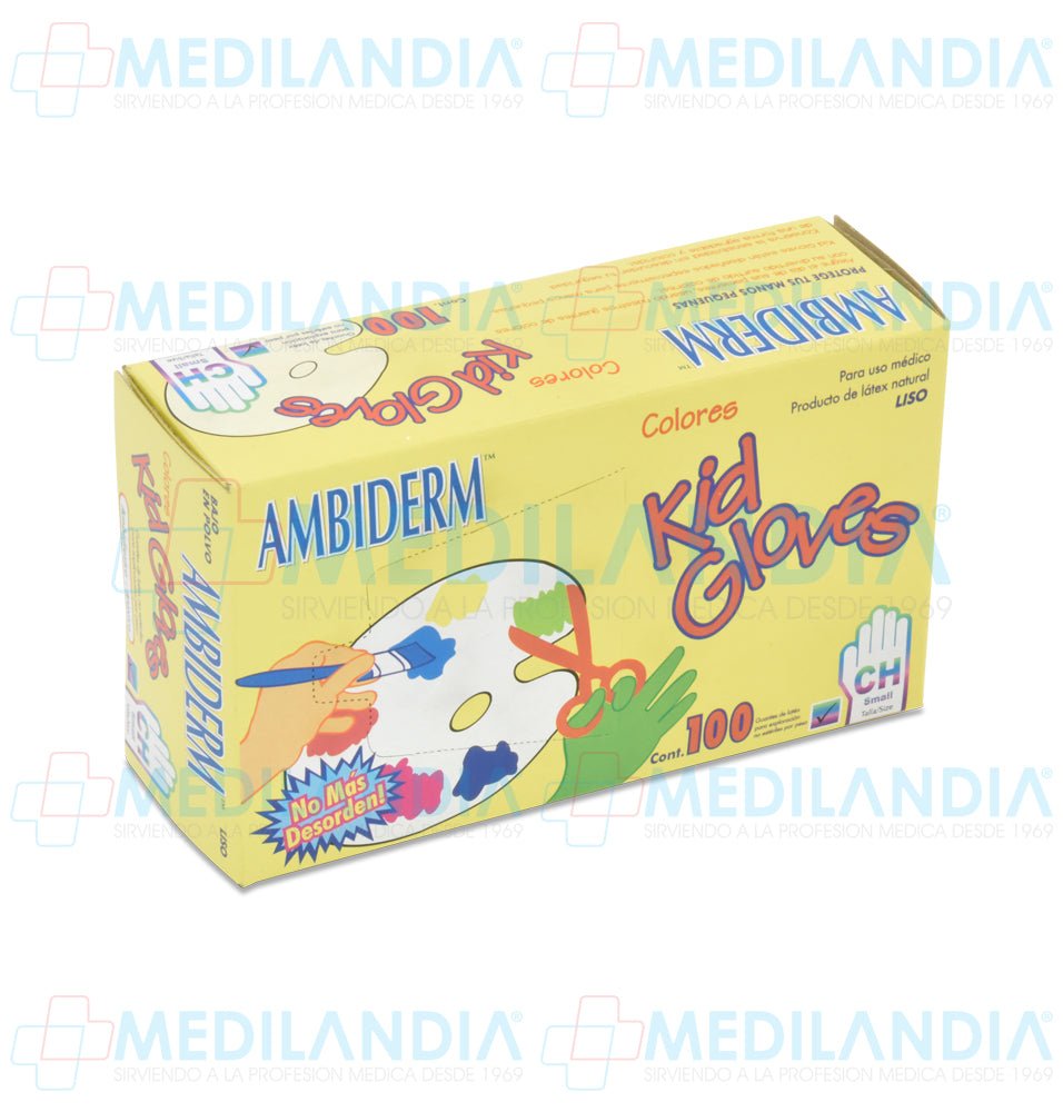 Guante desechable para niños - Guante de exploracion - AMBIDERM - MEDILANDIA | Tienda de productos médicos