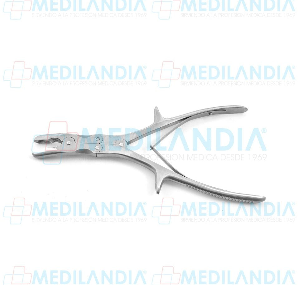 Gubia Stille Luer Rongeur doble acción curva 23 cm - Pinzas - HP- MEDILANDIA | Tienda de productos y equipos médicos de calidad en México | Soluciones profesionales para clínicas, hospitales y consultorios.