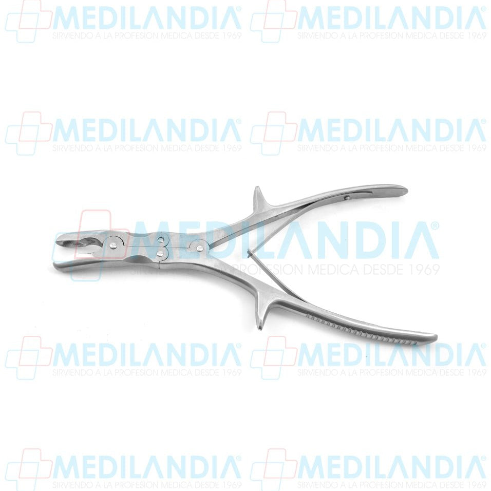 Gubia Stille Luer Rongeur doble acción curva 23 cm - Pinzas - HP- MEDILANDIA | Tienda de productos y equipos médicos de calidad en México | Soluciones profesionales para clínicas, hospitales y consultorios.
