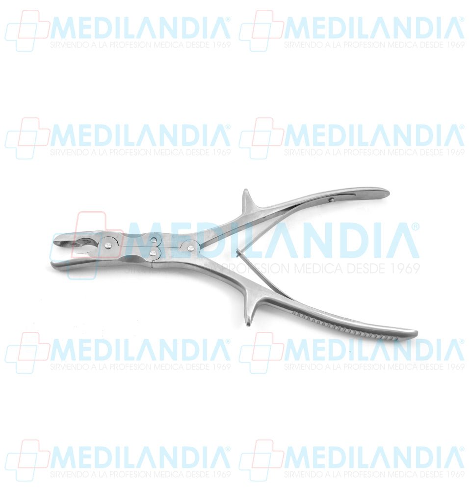 Gubia Stille Luer Rongeur doble acción curva 23 cm - Pinzas - HP- MEDILANDIA | Tienda de productos y equipos médicos de calidad en México | Soluciones profesionales para clínicas, hospitales y consultorios.