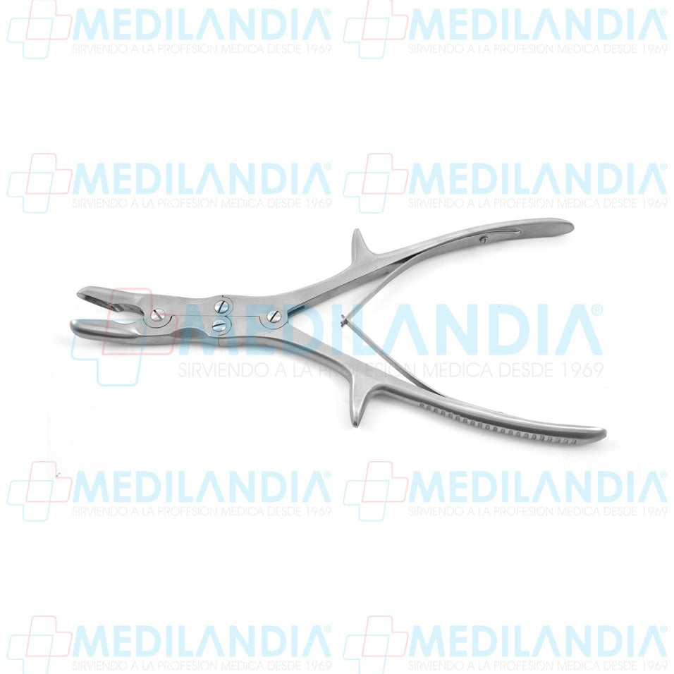 Gubia Stille Luer Rongeur doble acción curva 23 cm - Pinzas - HP- MEDILANDIA | Tienda de productos y equipos médicos de calidad en México | Soluciones profesionales para clínicas, hospitales y consultorios.
