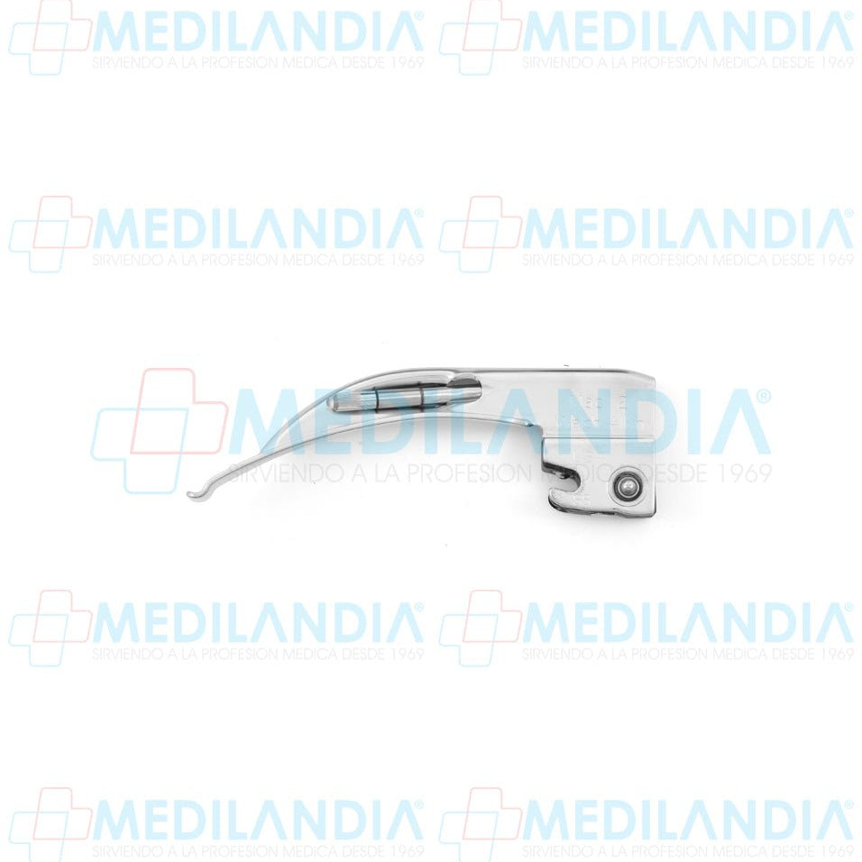 Hoja para laringoscopio (con bombillo) estándar MacIntosh curva - Laringoscopio - WELCH ALLYN- MEDILANDIA | Tienda de productos y equipos médicos de calidad en México | Soluciones profesionales para clínicas, hospitales y consultorios.