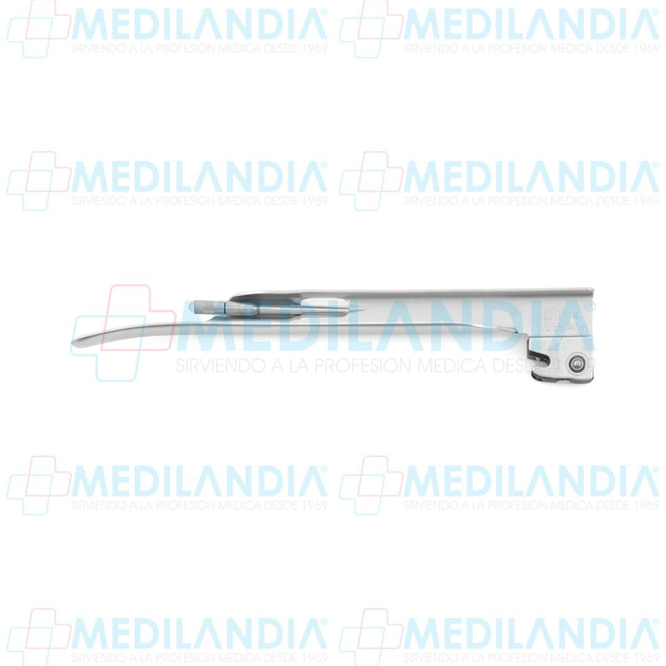 Hoja para laringoscopio (con bombillo) estándar Miller recta - Laringoscopio - WELCH ALLYN- MEDILANDIA | Tienda de productos y equipos médicos de calidad en México | Soluciones profesionales para clínicas, hospitales y consultorios.