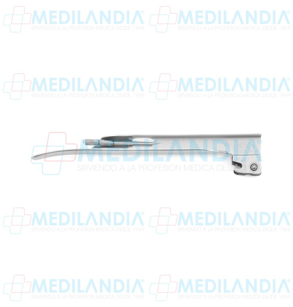 Hoja para laringoscopio (con bombillo) estándar Miller recta - Laringoscopio - WELCH ALLYN- MEDILANDIA | Tienda de productos y equipos médicos de calidad en México | Soluciones profesionales para clínicas, hospitales y consultorios.