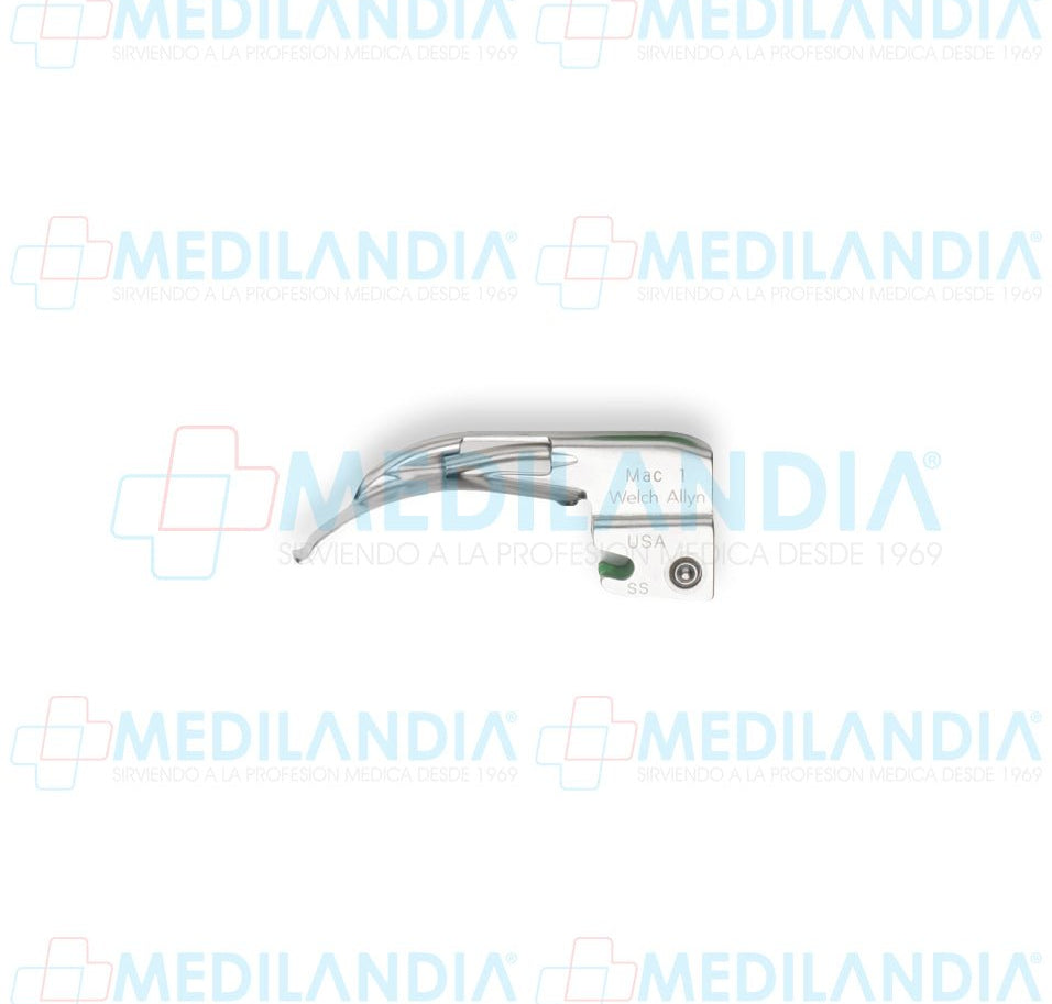 Hoja para laringoscopio curvo MACINTOSH (fibra óptica) - Laringoscopio - WELCH ALLYN- MEDILANDIA | Tienda de productos y equipos médicos de calidad en México | Soluciones profesionales para clínicas, hospitales y consultorios.