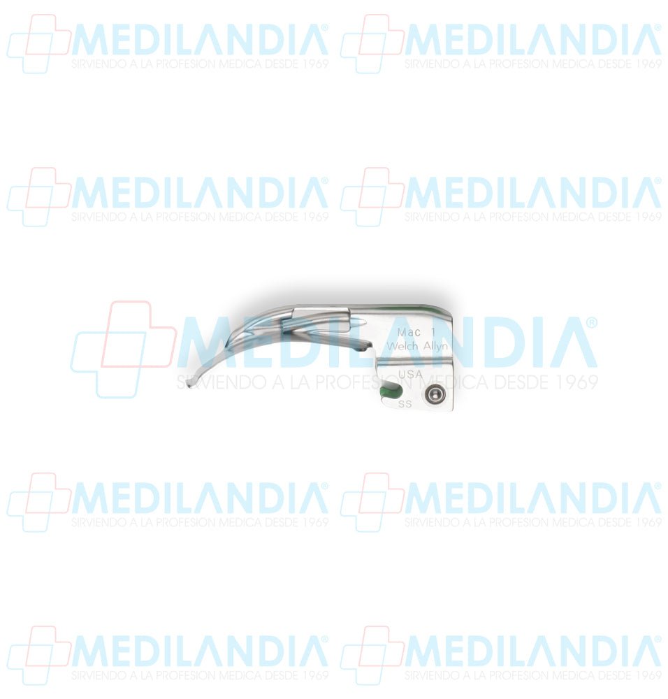 Hoja para laringoscopio curvo MACINTOSH (fibra óptica) - Laringoscopio - WELCH ALLYN- MEDILANDIA | Tienda de productos y equipos médicos de calidad en México | Soluciones profesionales para clínicas, hospitales y consultorios.