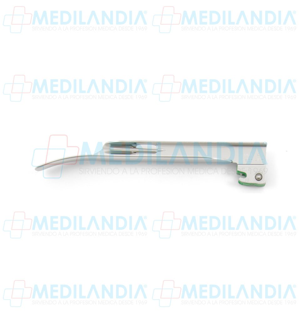 Hoja para laringoscopio recto MILLER (fibra óptica) - Laringoscopio - WELCH ALLYN- MEDILANDIA | Tienda de productos y equipos médicos de calidad en México | Soluciones profesionales para clínicas, hospitales y consultorios.