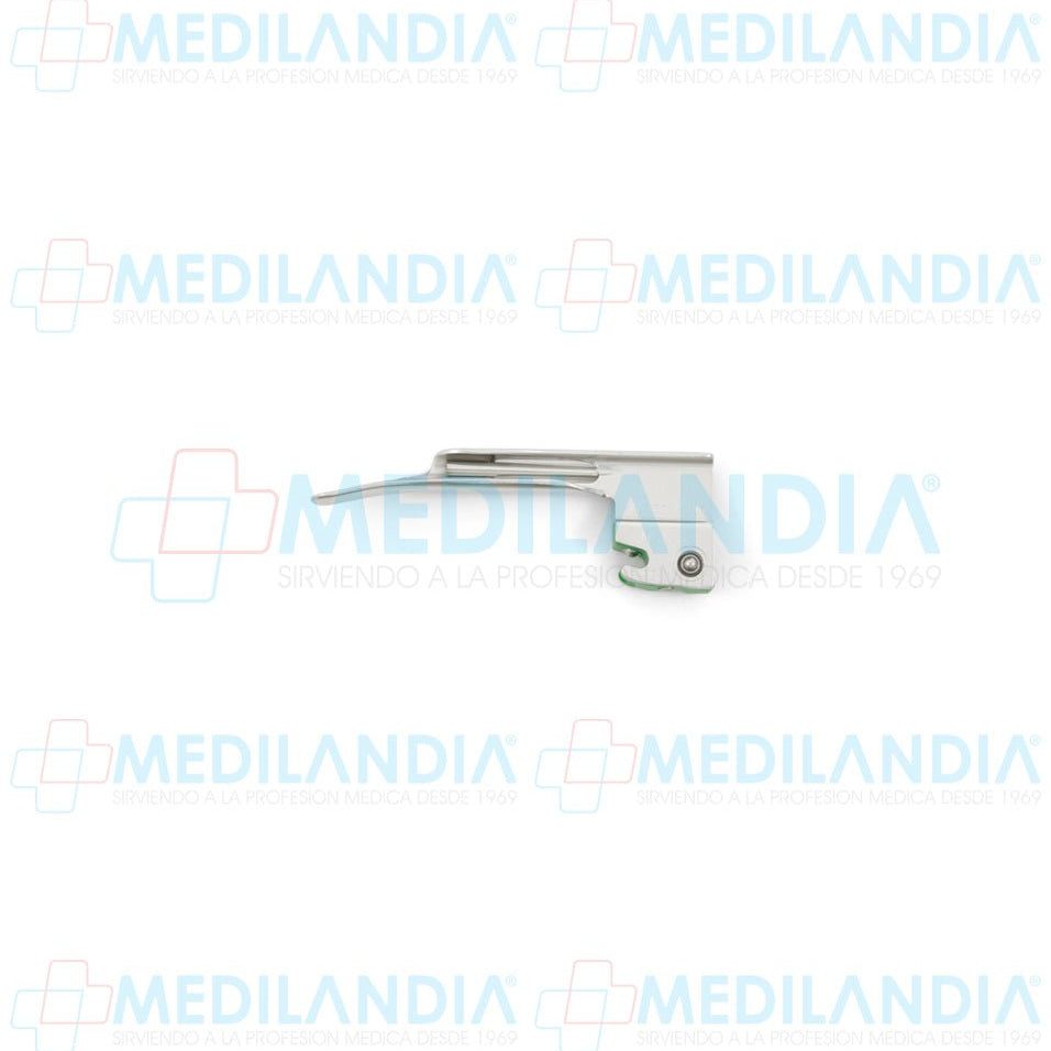 Hoja para laringoscopio recto MILLER (fibra óptica) - Laringoscopio - WELCH ALLYN- MEDILANDIA | Tienda de productos y equipos médicos de calidad en México | Soluciones profesionales para clínicas, hospitales y consultorios.