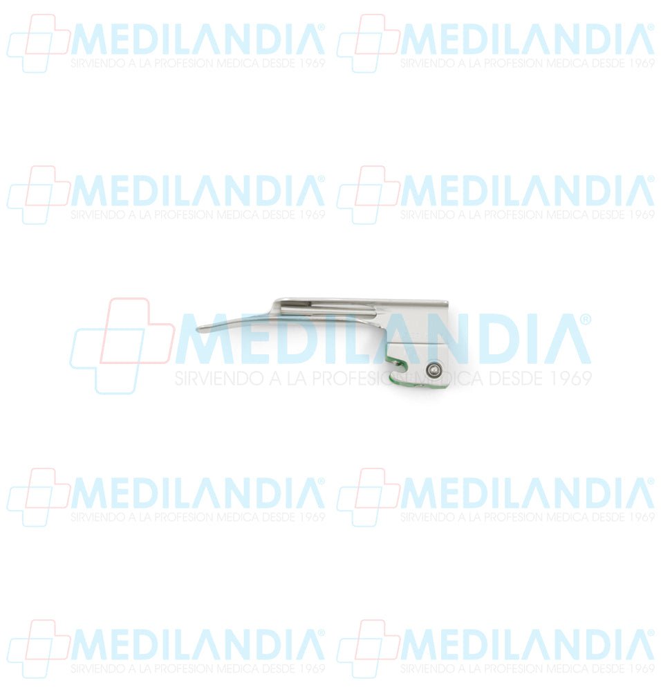 Hoja para laringoscopio recto MILLER (fibra óptica) - Laringoscopio - WELCH ALLYN- MEDILANDIA | Tienda de productos y equipos médicos de calidad en México | Soluciones profesionales para clínicas, hospitales y consultorios.