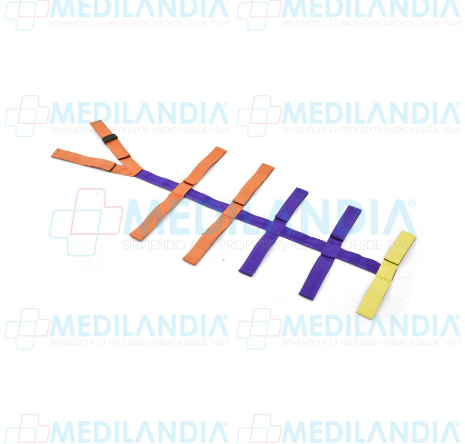 Inmovilizador tipo araña pediátrica para camilla de rescate - Inmovilizador tipo araña - MEDILANDIA- MEDILANDIA | Tienda de productos y equipos médicos de calidad en México | Soluciones profesionales para clínicas, hospitales y consultorios.