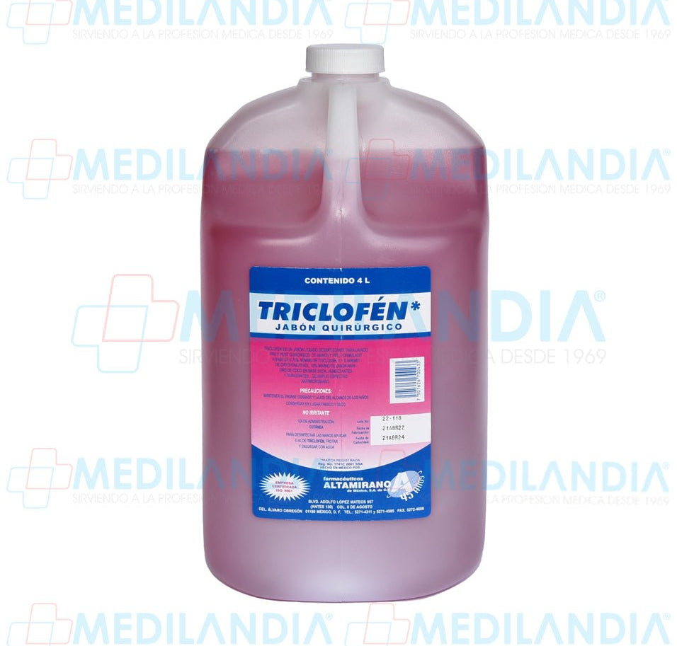 Jabón liquido desinfectante - Gel anti bacterial - ALTAMIRANO - MEDILANDIA | Tienda de productos y equipos médicos de calidad en México | Soluciones profesionales para clínicas, hospitales y consultorios.
