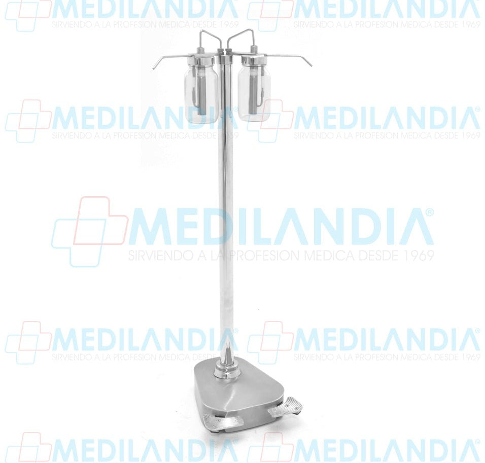 Jabonera de pedestal doble - Jabonera de pedestal - BAME - MEDILANDIA | Tienda de productos médicos