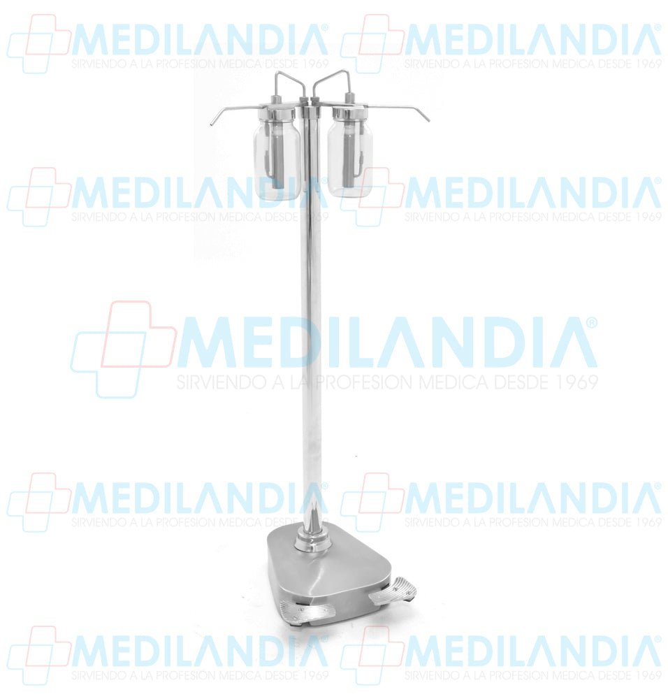 Jabonera de pedestal doble - Jabonera de pedestal - BAME - MEDILANDIA | Tienda de productos médicos